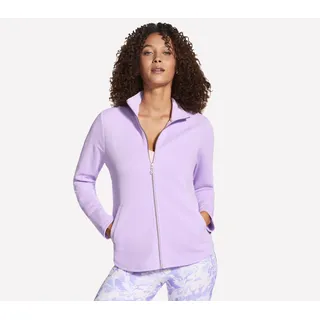 Trainingsjacke SKECHERS "Women's Jacket", Damen, Gr. S (36), lila (lila haze), Jersey, Obermaterial: 97% Polyester, 3% Elasthan, Jacken Trainingsjacke