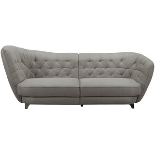 Mid.you Bigsofa , Braun , Textil , 256x85x115 cm , Made in Eu , Wohnzimmer, Sofas & Couches, Sofas, Bigsofas