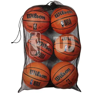 Wilson NBA 6 Ball Mesh Basketball Bag