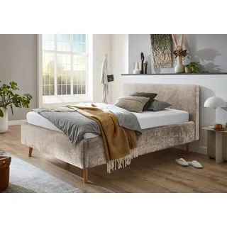 Meise Möbel meise.möbel Polsterbett Mattis 160 x 200 cm Stoff Beige