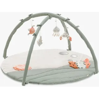 hauck Relax N Watch, Water Animals – Baby Spieldecke mit Spielbogen ab Geburt, Krabbeldecke mit Spieltieren, Spiegel, Rassel & Knister Spielzeug, Activity Decke für Babys zur Förderung der Sinne