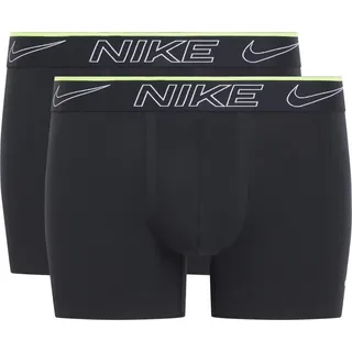 Nike Trunk 2PK Unterwäsche, Black/Black, M Herren,