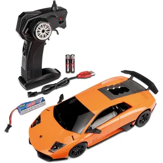CARSON RC-Auto Lamborghini Murcielago SV 2,4G RTR orange schwarz (500404307)