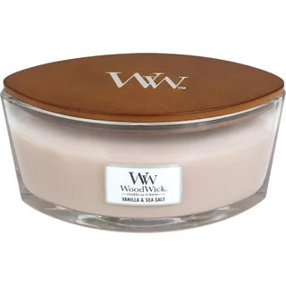 Woodwick Vanilla & Sea Salt Duftkerze 454 g beige