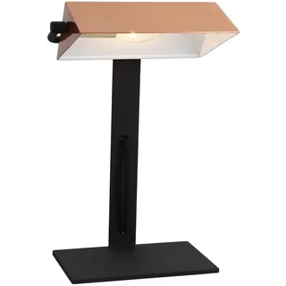 Tischleuchte , Schwarz, Kupferfarben , Metall , Boho , 24x36x16.5 cm , Lampen & Leuchten, Leuchtenserien