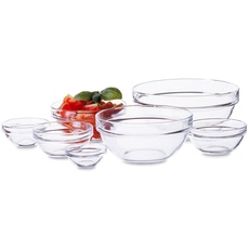Bild Luminarc, Schüssel 12 cm, 6-er Set, Glas, stapelbare Salatschüsseln in zeitlosem Design