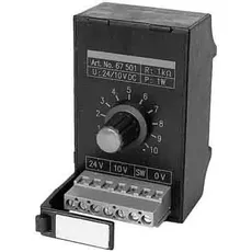 Murr Elektronik MPOT Potentiometerbaustein 10K-Ohm/270 Grad Tragschiene Schraubklemmen, Widerstand