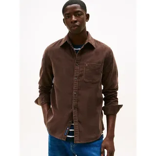 Tommy Hilfiger Tommy Jeans Langarmhemd »TJM BABY CORD« Kentkragen, regular fit,