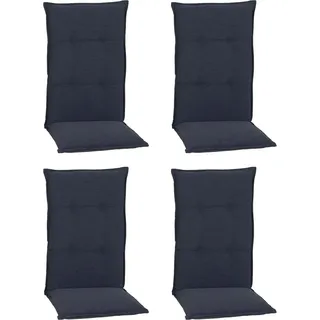 Beo Hochlehner-Sitzkissen RUB90 Tartu Dunkelgrau 4er-Set