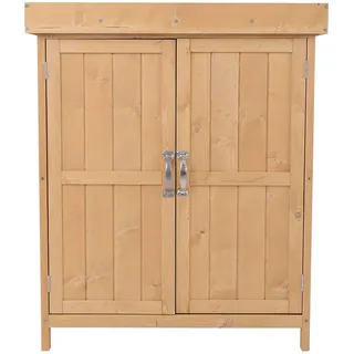 Outsunny Geräteschrank 74 x 43 x 88 cm Braun