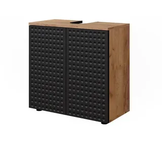 Vicco Waschbeckenunterschrank Irma Anthrazit gepunktet 60 x 59 cm, Model 42848 - Dunkelgrau