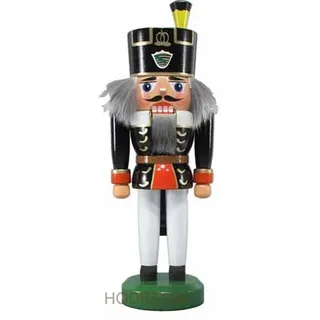 Nussknacker Bergmann schwarz 22cm NEU Nußknacker Holz Figur Erzgebirge