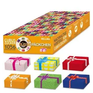 Hellma Würfelzucker "Süße Päckchen" 1056 Stück à 2.5 g