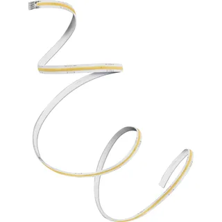 OSRAM SMART WIFI COB flexibler LED-Lichtstreifen, 3M, WLAN steuerbar, warmweiß/kaltweiß, mit Fernbedienung, COB-Technologie für gleichmäßig helles Licht, 14W, IP20, LED nicht austauschbar, dimmbar - Gelb
