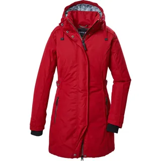 G.I.G.A. DX Damen Funktionsparka/Parka wasserdicht mit abzippbarer Kapuze GW 70 WMN PRK, tiefrot, 48,