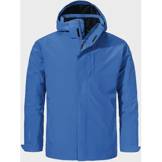 Doppeljacke SCHÖFFEL "Hiking 3in1 Jacket Style Tamina MNS", Herren, Gr. 54, blau (8405, blau), Aussenjacke Oberstoff: Aussenseite: 100% Polyester; (Membran: Polyurethan); Futter: 100% Polyester; Futter Unteres Rückenteil: 100% Polyester Innenjacke Oberstoff: 100% Polyester; Wattierung: 100% Polyester, regular fit, hoch geschlossener Ausschnitt, Jacken Doppeljacke