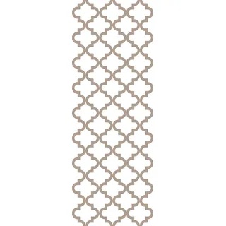 queence Vinyltapete »Muster« Farbverlauf   abstrakt   bedruckt   gemustert glatt 90x250cm, selbstklebend, kinderleichte Anbringung,, Sticker, weiß