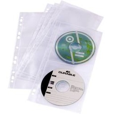 Bild von 4fach CD/DVD Ordner-Hülle 4 CDs/DVDs/Blu-rays Polypropylen Transparent 5 St. 528219