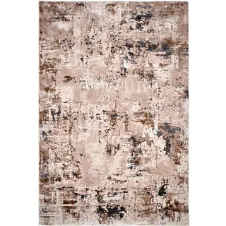 Novel Webteppich , Grau, Beige , Textil , Abstraktes , rechteckig , 240x340 cm , Oeko-Tex® Standard 100 , Teppiche und Böden, Teppiche, Webteppiche