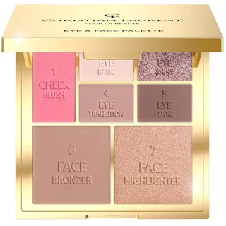 Christian Laurent Pour La Beauté - Multifunktionale Gesichtskonturen- und Augen-Make-up-Palette Nude für jeden Hauttyp