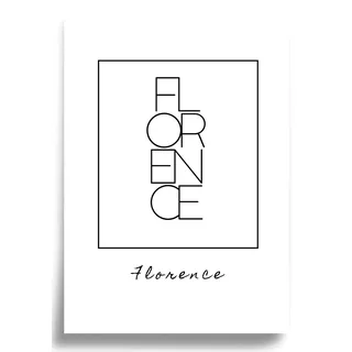 Cool Factory | A3 City Poster | 250 grit Papier | Foto für Wohn- und Schlafzimmer | große Auswahl an Motiven | minimalistisches Poster | perfekte Geschenkidee, Black & White