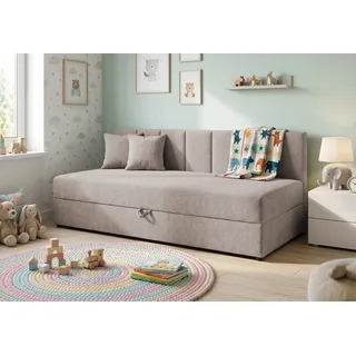 s-style möbel Lenny 90 x 200 cm Taupe