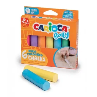 Carioca BABY Street chalk 6 pcs clear frv