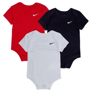 Nike Kids Swoosh Kurzärmeliger Body 3 Einheiten - Obsidian - 9 Monate