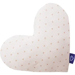 Träumeland Kuschelkissen Herz Twister 38 x 30 cm Beige