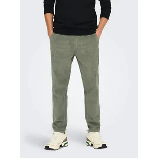 Only & Sons Cordhose »ONSLINUS TAP CORDUROY 0185 PANT NOOS« ONLY & SONS Castor Gray