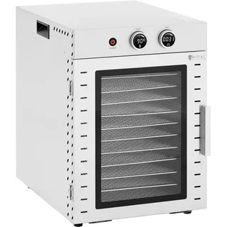 Royal Catering Dörrautomat 1000 W 12 Etagen 40 l Timer bis 24 h 20-90 °C | Edelstahl Dörrgerät für Beef Jerky Apfelringe Gemüsescheiben Kräuter Dehydrator Obsttrockner
