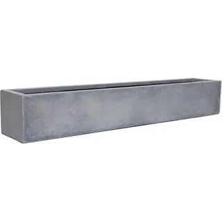 Vivanno Pflanzkasten Flobo 100 cm x 17 cm x 15 cm Betonoptik Grau
