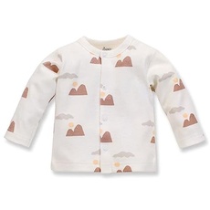 Pinokio Baby Jacket Long Sleeve Dreamer, 100% Cotton écru in Mountain Theme, Boys Gr. 56-68 (68)