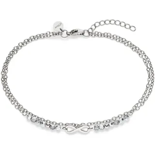 s.Oliver Damen Schmuck – Fußketten aus Edelstahl mit eleganten Beads in verschiedenen Farben – Stilvoll & Modern – Perfekte Geschenkidee