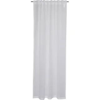 Esprit Halbtransparenter Schlaufenvorhang Linen , Weiß , Textil , 130x1x250 cm , Oeko-Tex® Standard 100 , Heimtextilien, Vorhänge, Fertigvorhänge, Schlaufenvorhänge