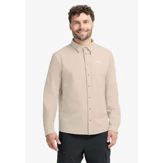 Jack Wolfskin Prelight Suncool LS Shirt M oyster (A0084) L