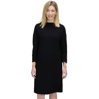 Betty Barclay Damen Sweatkleid mit Stickerei 42, Schwarz