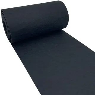 aufodara Filzstoff 150x40cm für Tischläufer aus Filz, 3mm Dicke Polyester Filz DIY Aufbewahrungstasche Filzunterlage Patchwork Nähen Basteln Handwerken Dekoration (Schwarz)