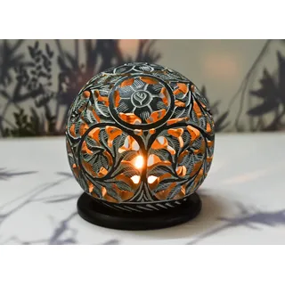 Tealight Candle Holder Soapstone/Gift for Loved Ones/Home/Office Decor/Handmade Gift (Design 6)
