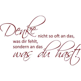 GRAZDesign Wandtattoo Sprüche Motivation für Betrieb, Büro, Wohnzimmer, Sport Wandaufkleber - 65x40cm / 030 dunkelrot