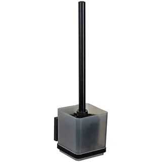 Wenko »Vacuum-Loc® Modell Quadro« aus Edelstahl, Kunststoff, WC-Bürstenhalter mit Klobürste zur Wandbefestigung ohne Bohren,