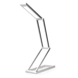 kwmobile Tischlampe Aluminium Silber