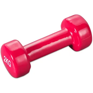 TRENDY Sport Vinyl Hantel Verstellbare Hantel 2,0 kg rot