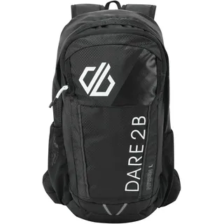 Dare 2b 15 l Vite Air Back interne Hydration Storage Leichter Hüftgurt Reißverschluss Fronttasche Rucksack, schwarz/weiß, SGL