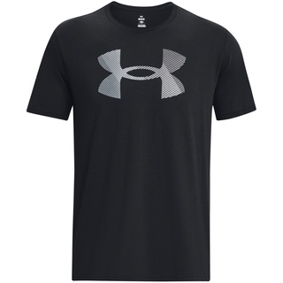 Under Armour BIG LOGO FILL SS, schnelltrocknendes Sportshirt mit Logo-Print, komfortables Funktionsshirt mit lockerer Passform