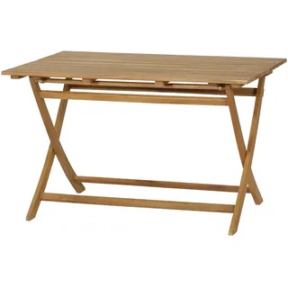 Siena Garden Klapptisch 120 x 80 x 74 cm Natur