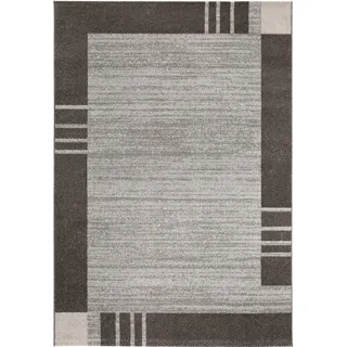 Andiamo Teppich »Sant Jordi« rechteckig 7 mm Höhe Kurzflor, modernes Design, mit Bordüre Andiamo grau B : cm 1 Stk.