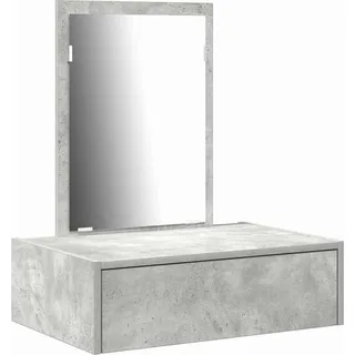 vidaXL Schminktisch mit Schubladen Grau 60 x 40 x 70 cm Holzwerkstoff - Grau