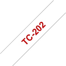 Bild von  TC-202 12mm weiß auf rot