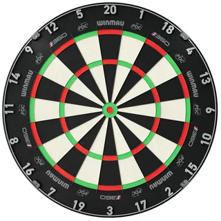 WINMAU Dartscheibe Blade 360 – Triple Core Carbon Steeldartscheibe, volle Rotation, symmetrische Grafik für Profi-Turniere